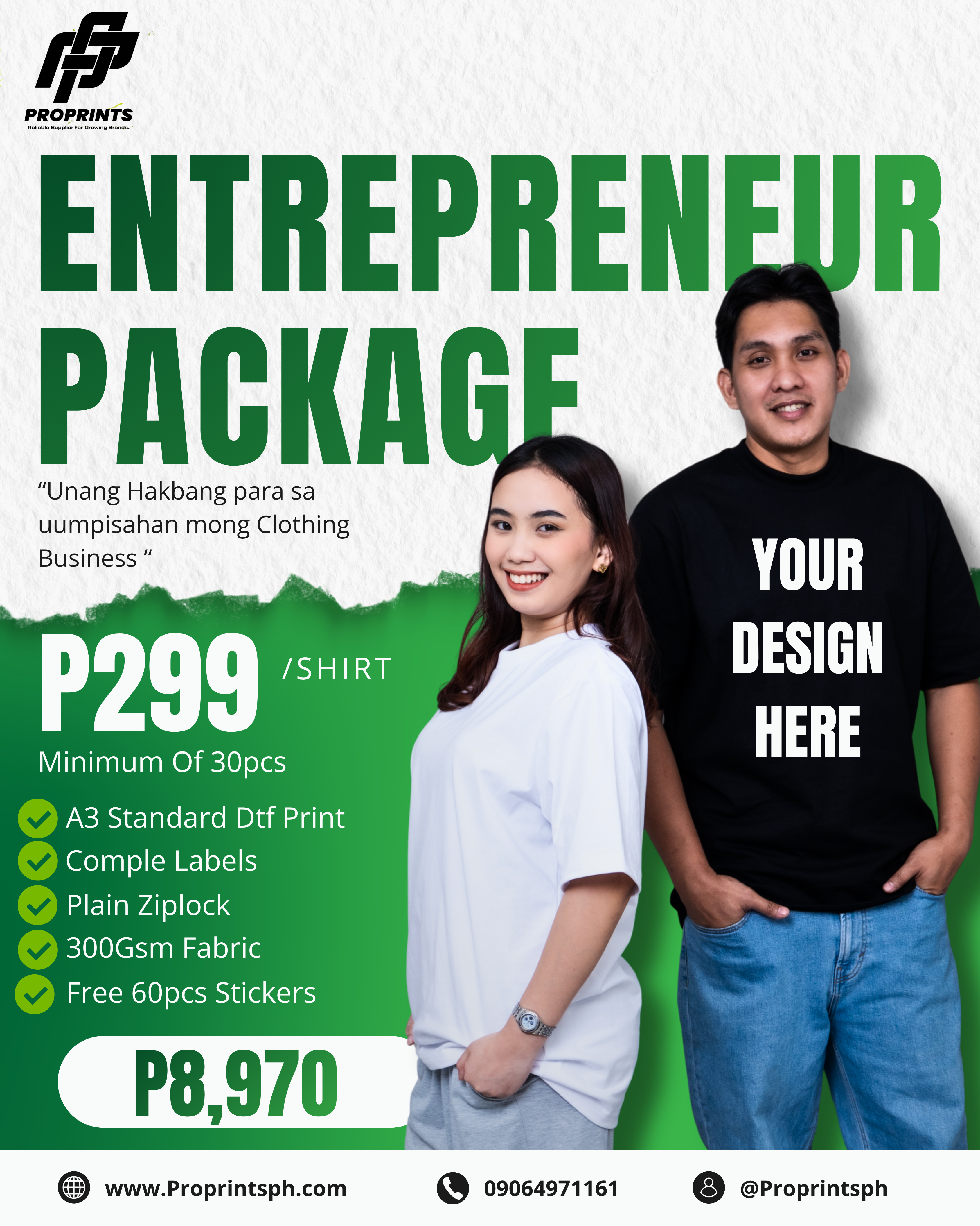 Proprints Entrepreneur Package